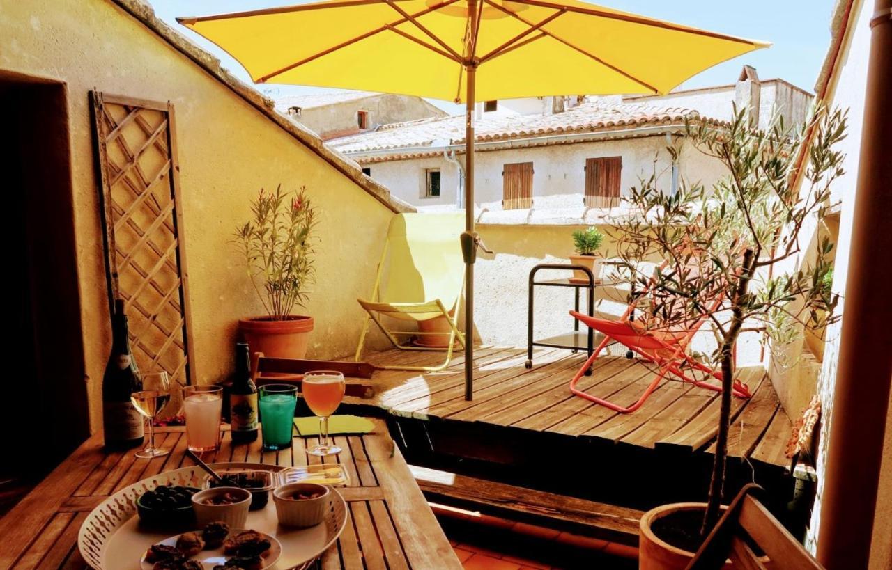 La Terrasse D'Olea, Au Coeur Du Village Buis-les-Baronnies Luaran gambar