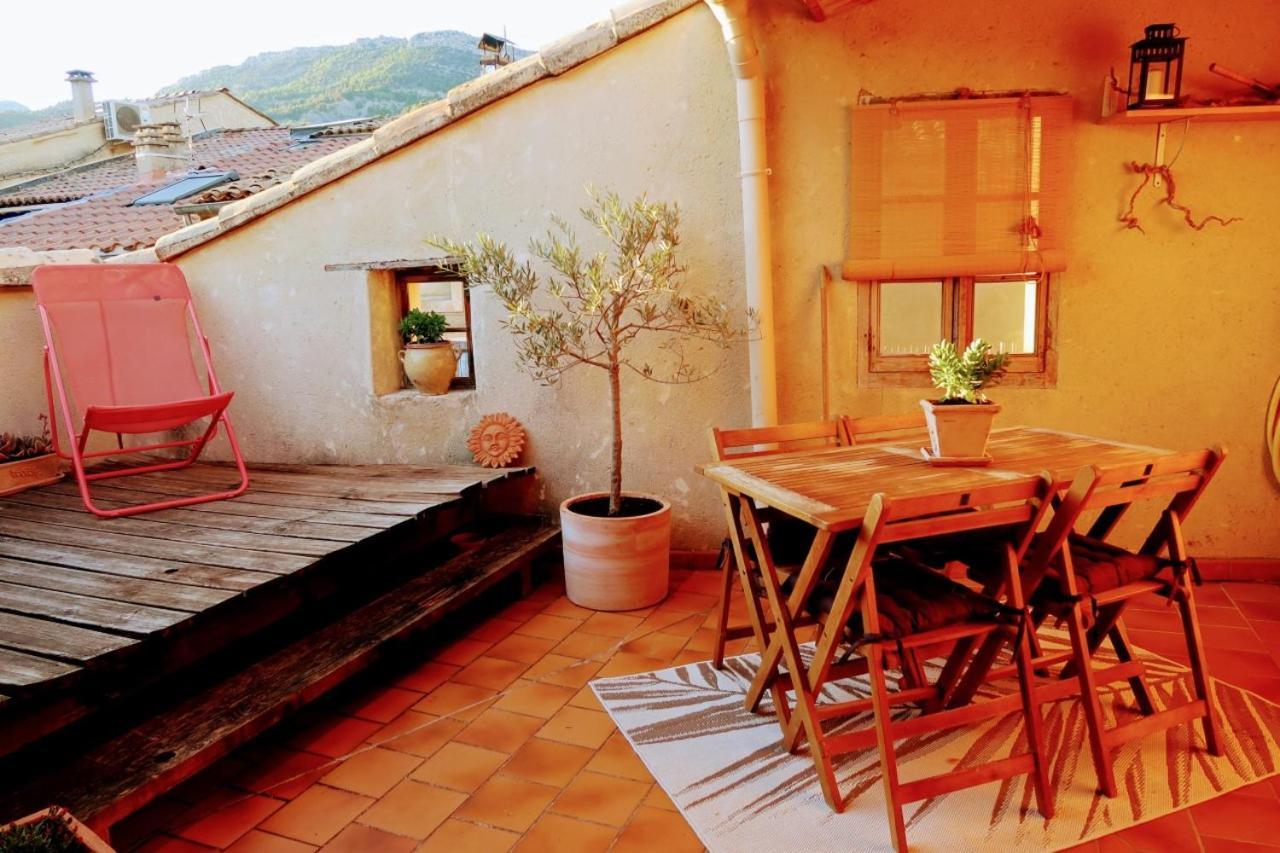 La Terrasse D'Olea, Au Coeur Du Village Buis-les-Baronnies Luaran gambar
